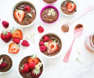 healthy chocolate mousse